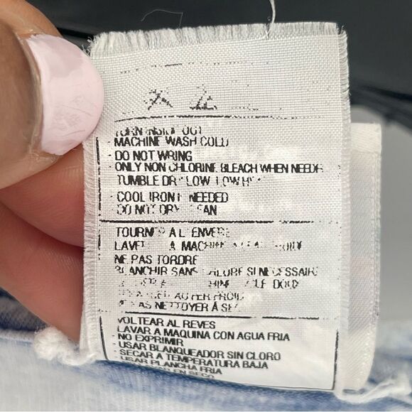 5th & Ocean Women’s Chicago Cubs Baseball Burnout V-Neck Short Sleeve Tee Small - Picture 9 of 12